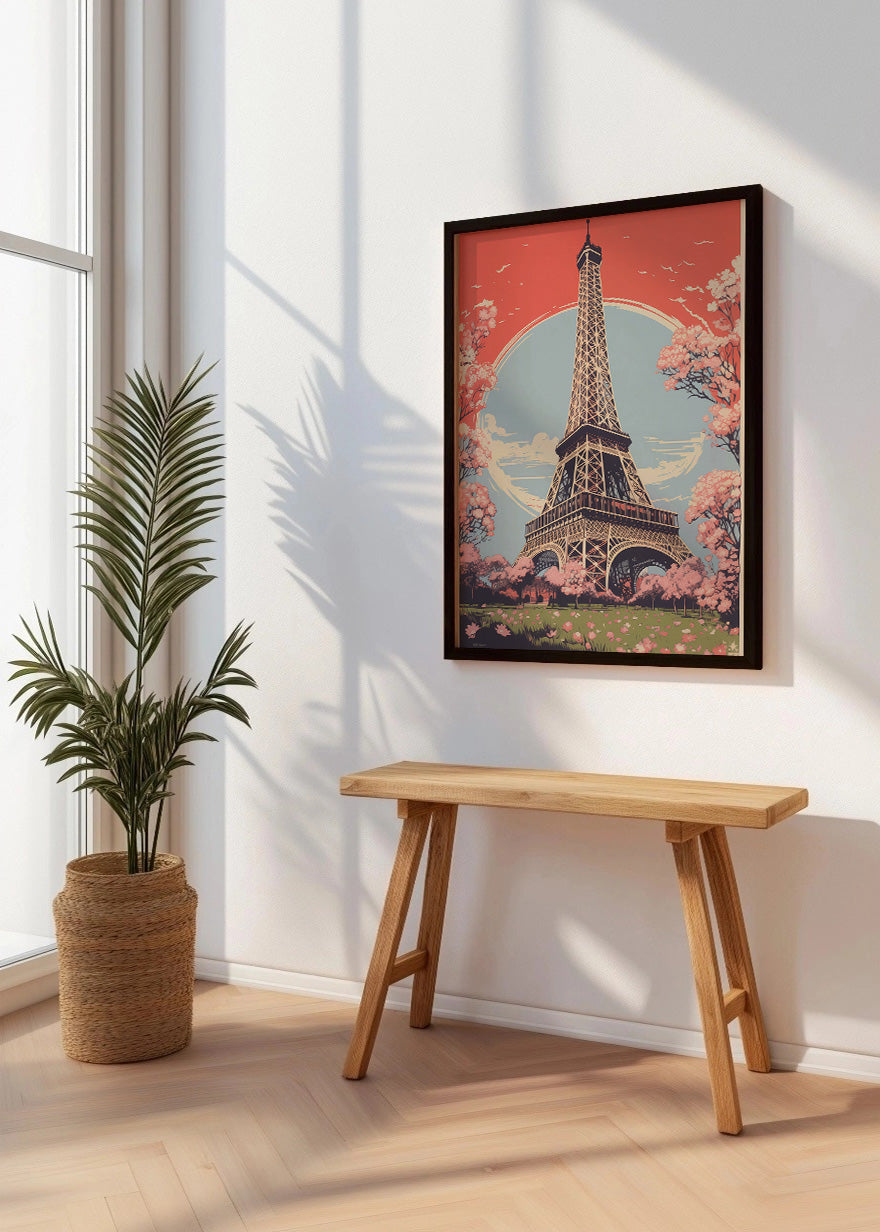 Cuadro 60's Eiffel Tower
