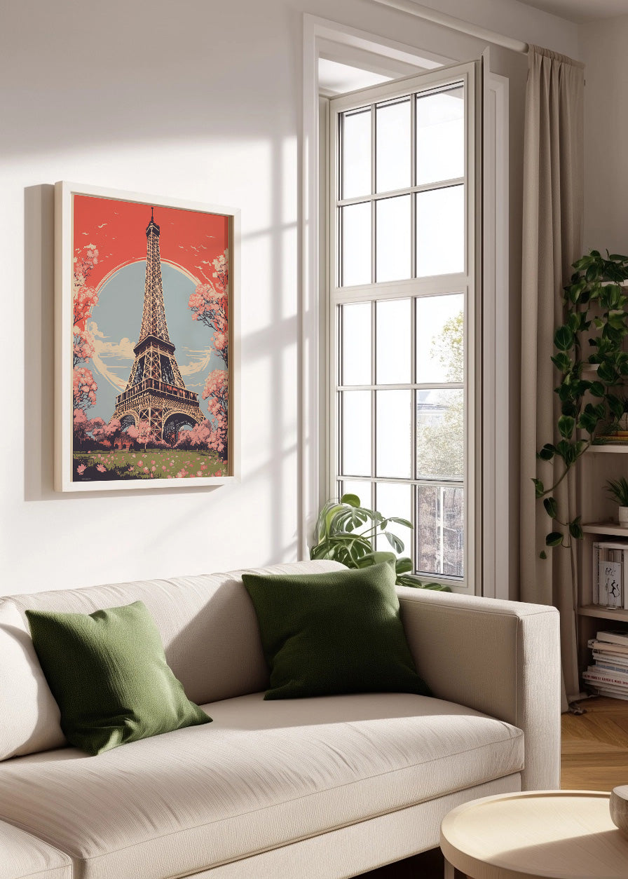 Cuadro 60's Eiffel Tower