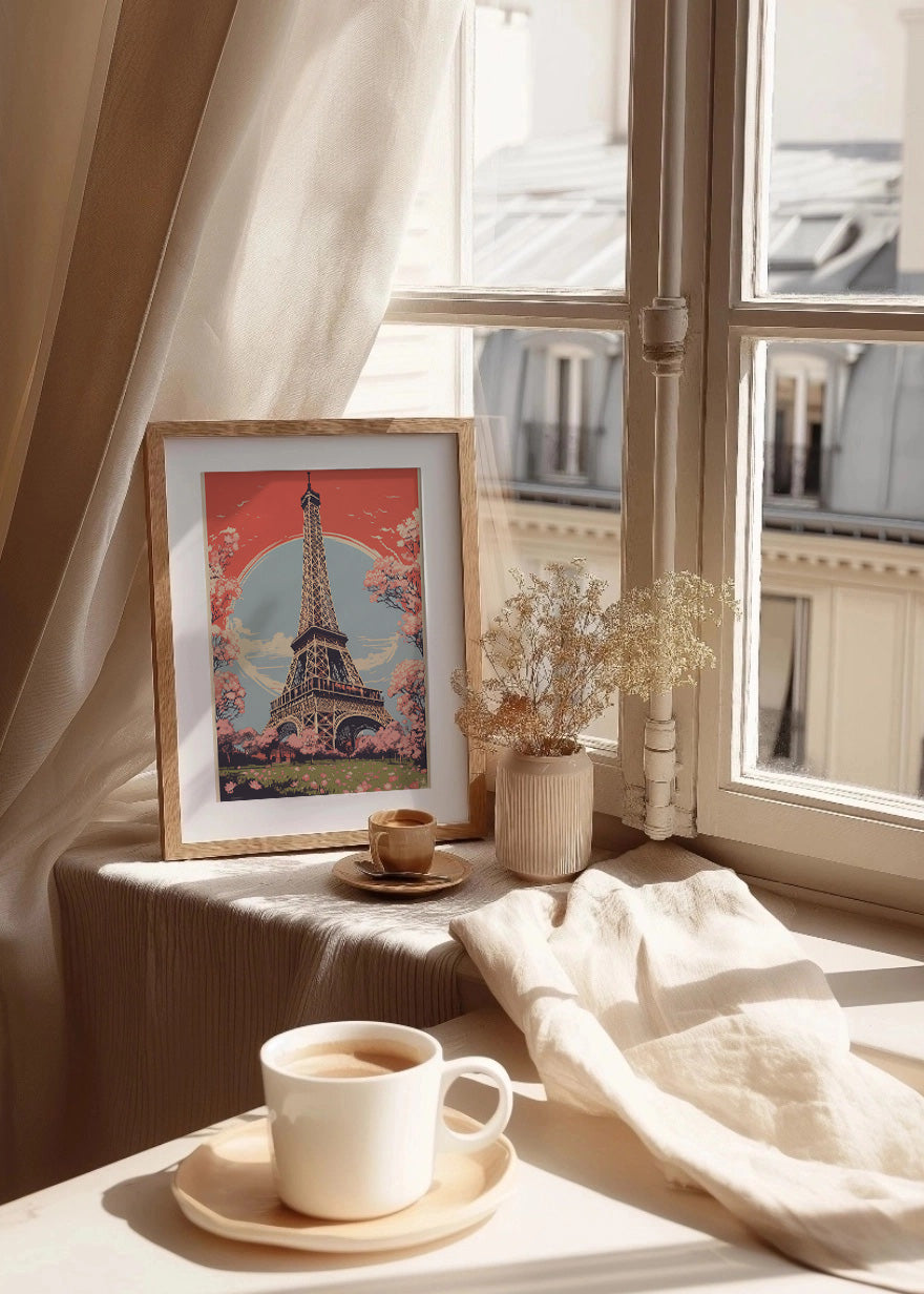 Cuadro 60's Eiffel Tower