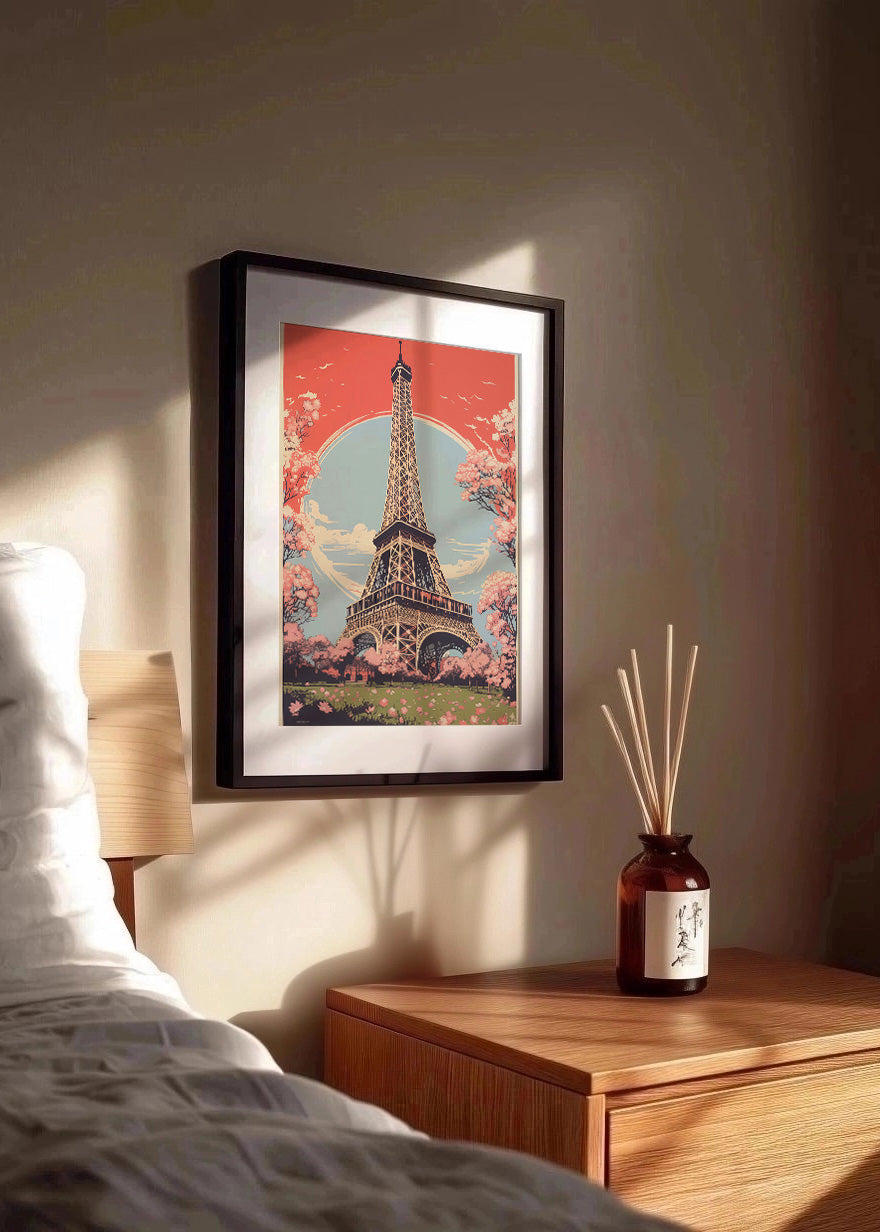 Cuadro 60's Eiffel Tower