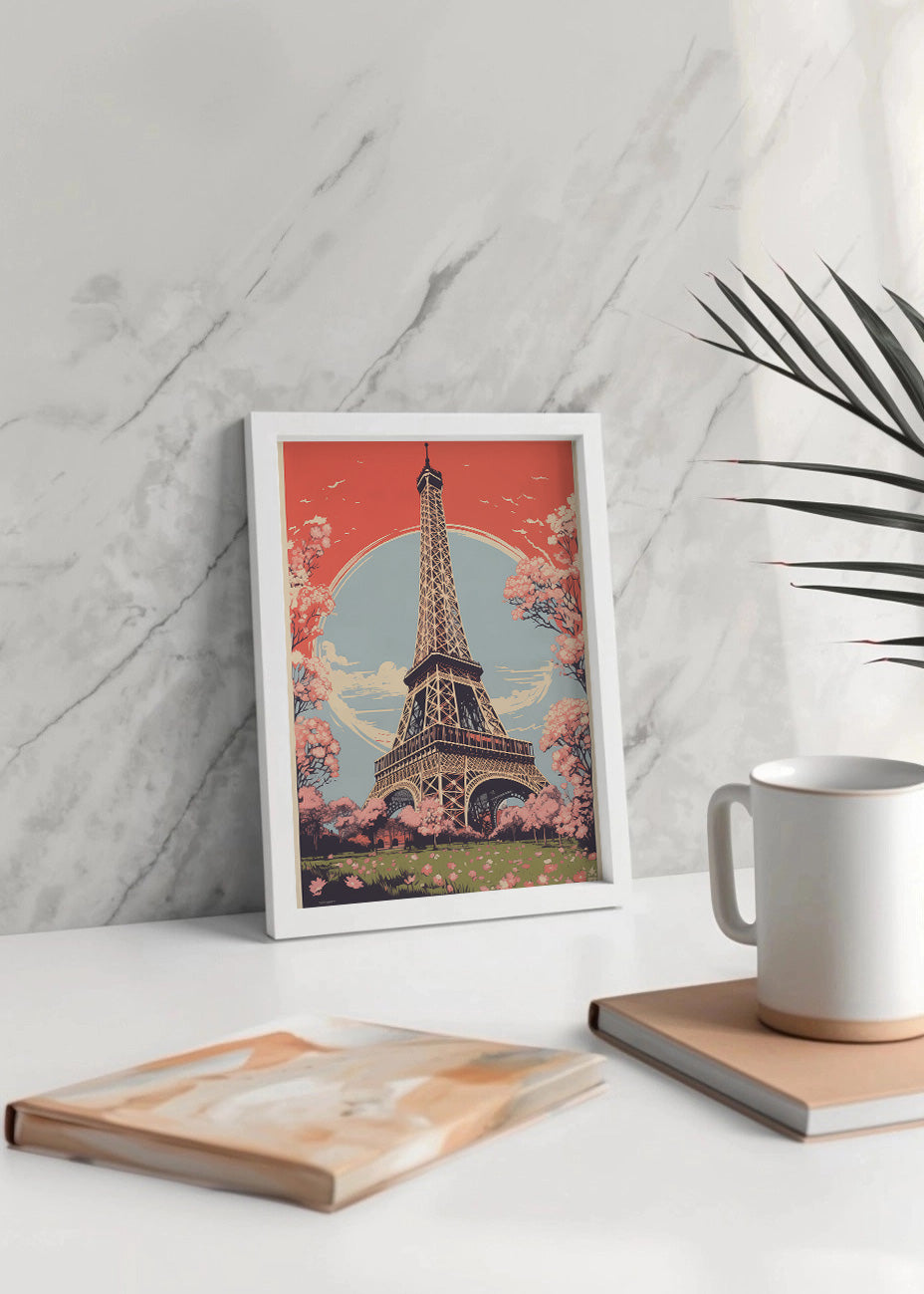 Cuadro 60's Eiffel Tower