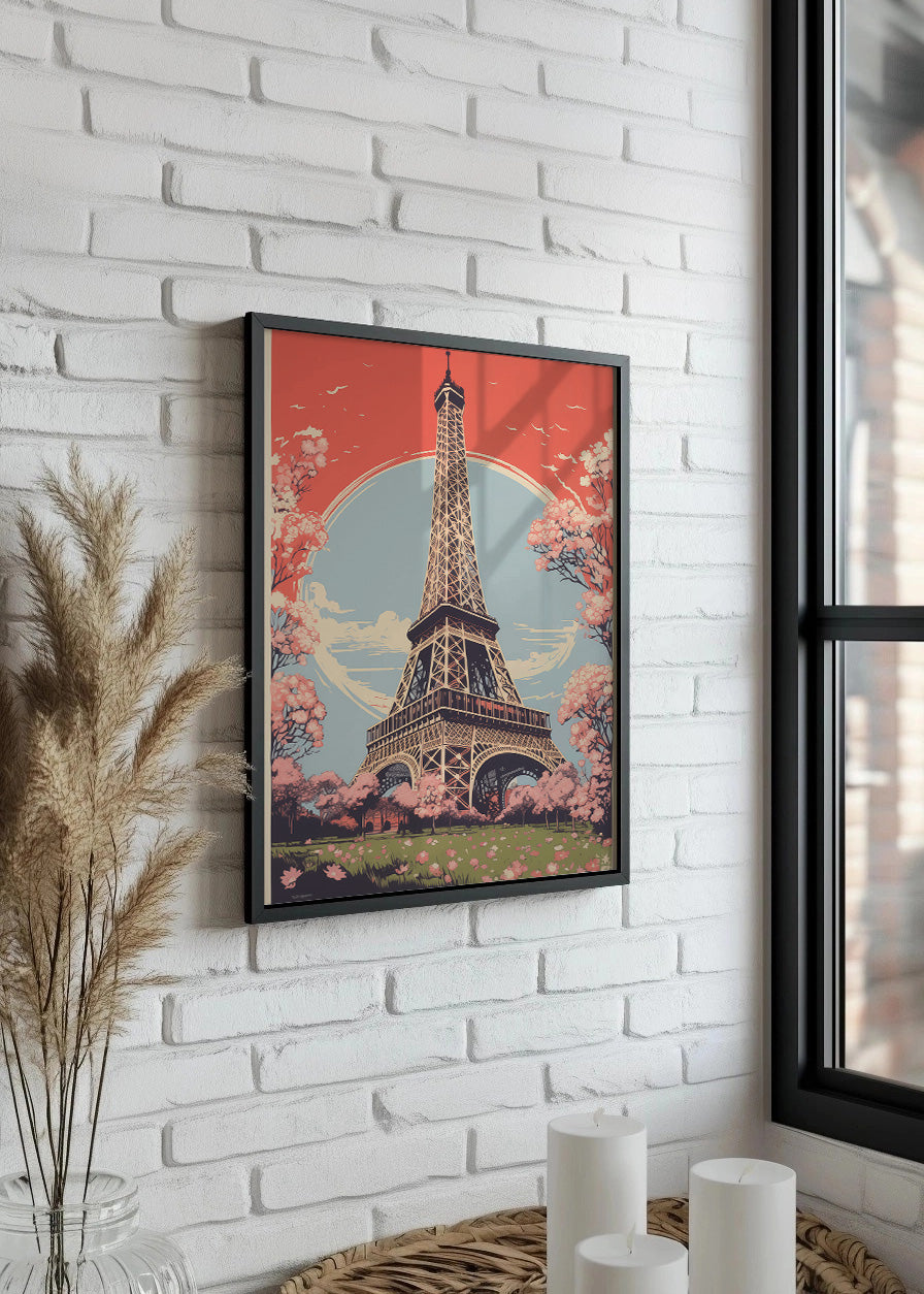 Cuadro 60's Eiffel Tower