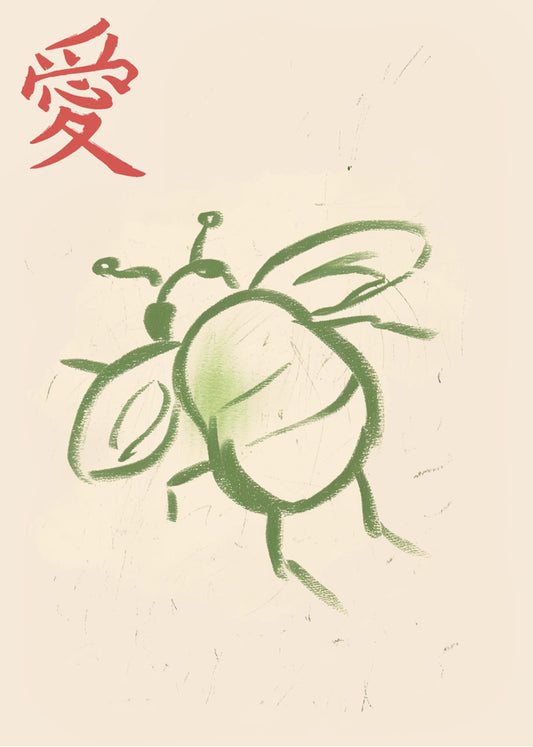 Abeja estilo japonés