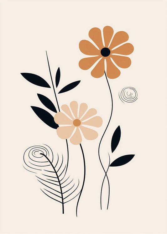 Cuadro Abstract Flower