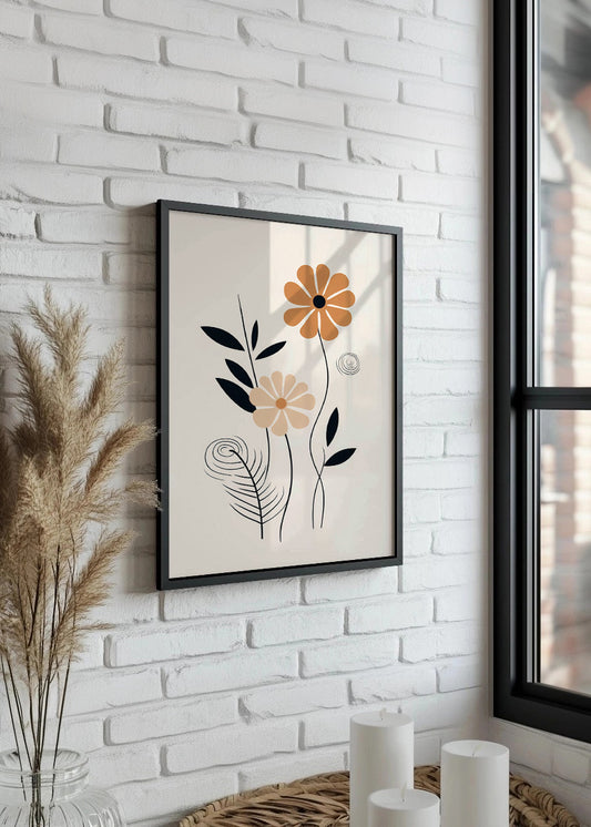 Cuadro Abstract Flower