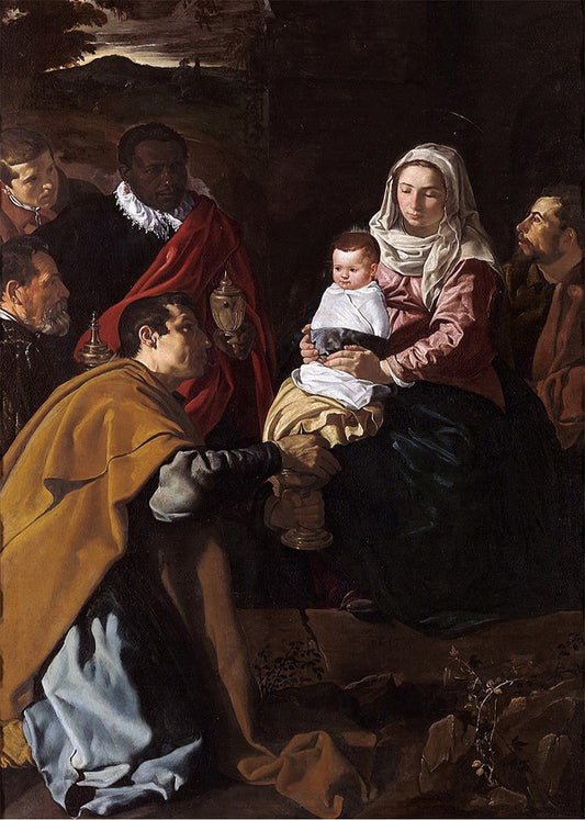 Cuadro Adoración de los Reyes Magos (Diego Velázquez)