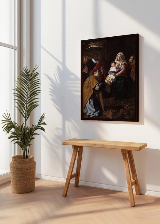 Cuadro Adoración de los Reyes Magos (Diego Velázquez)