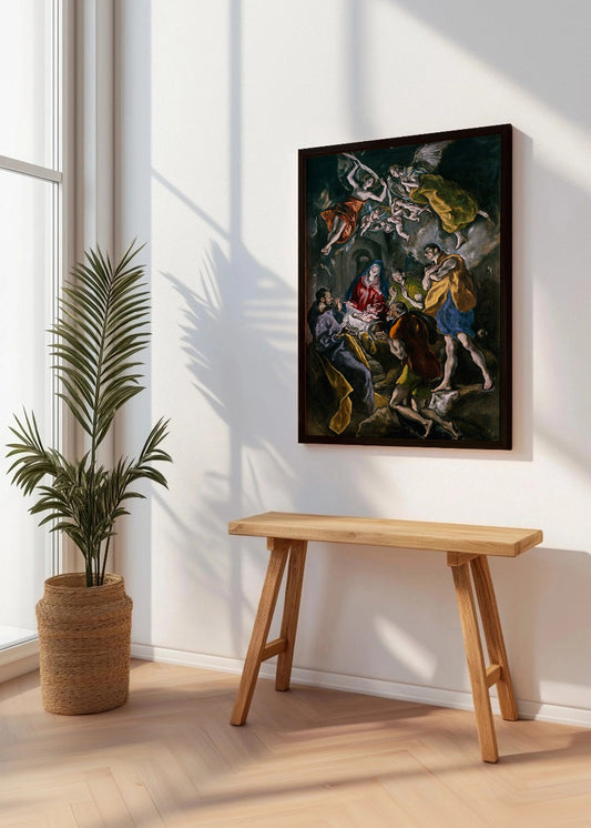 Cuadro Adoración de los pastores (El Greco)