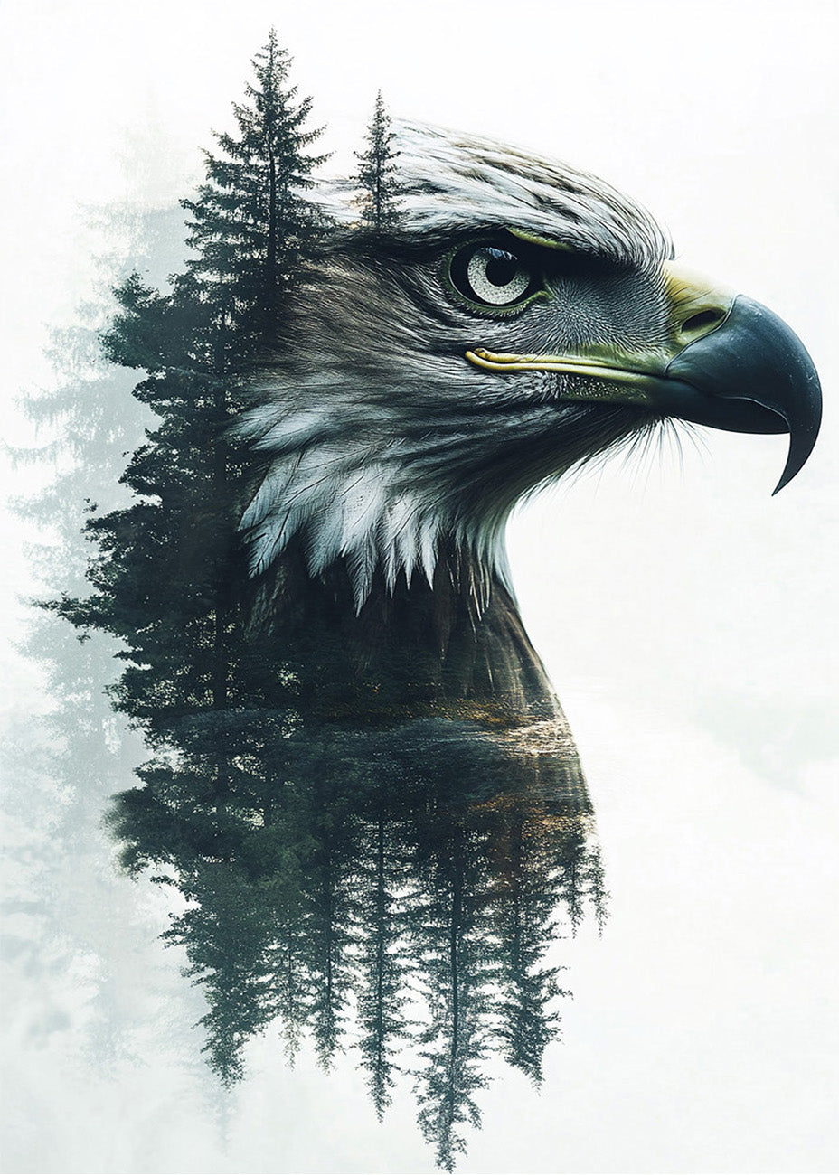 Cuadro Águila del bosque - naturaleza