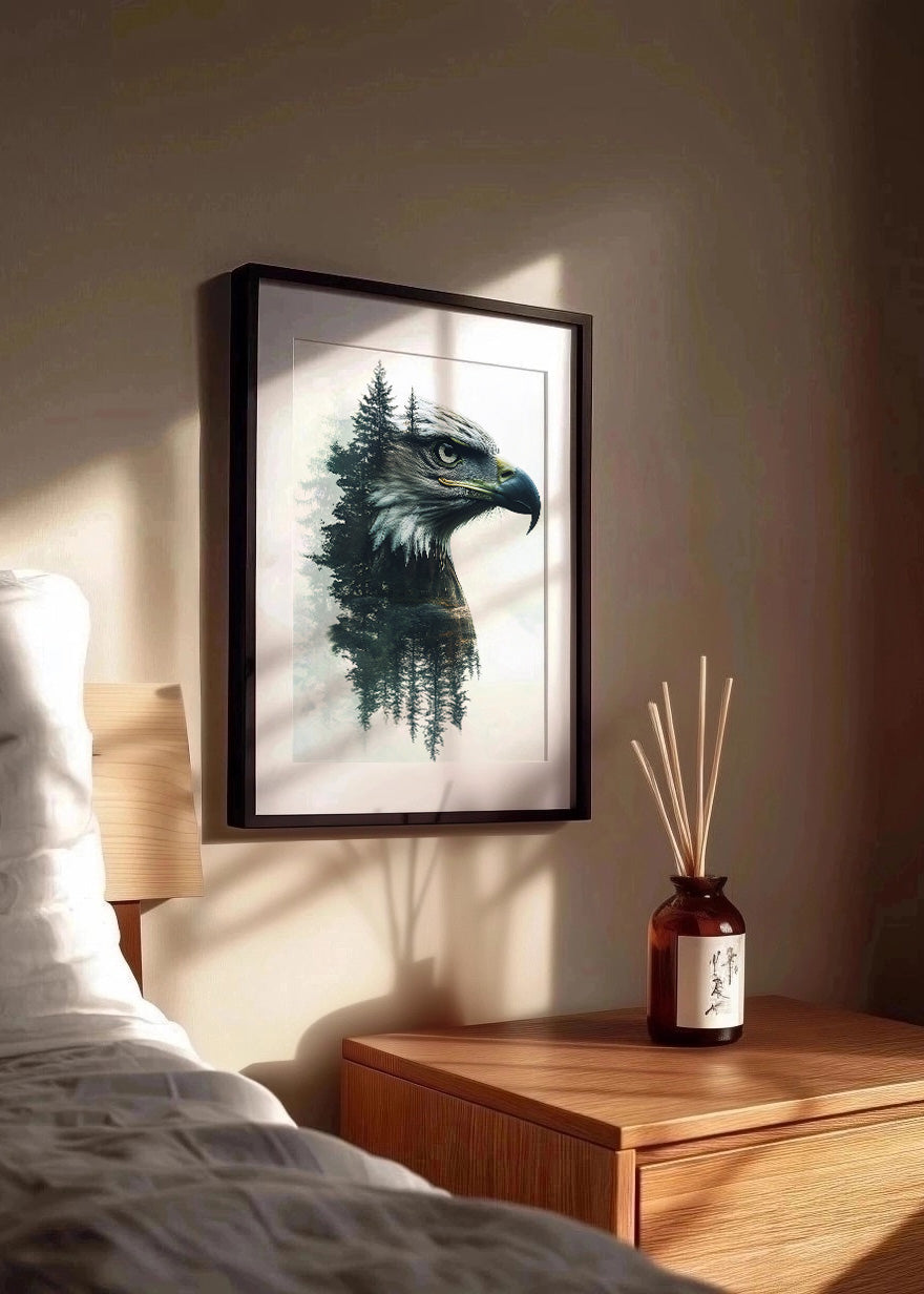 Cuadro Águila del bosque - naturaleza