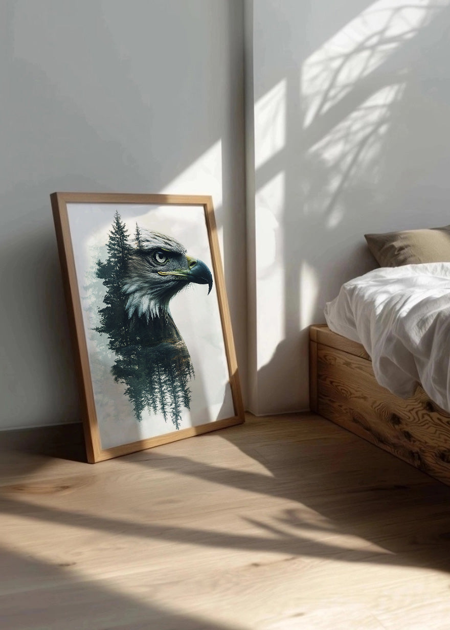 Cuadro Águila del bosque - naturaleza