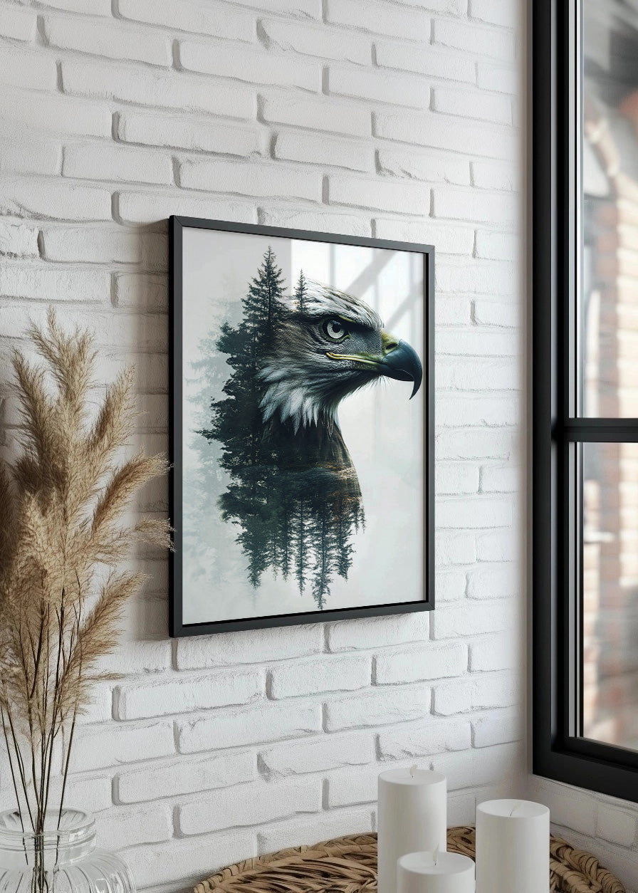 Cuadro Águila del bosque - naturaleza