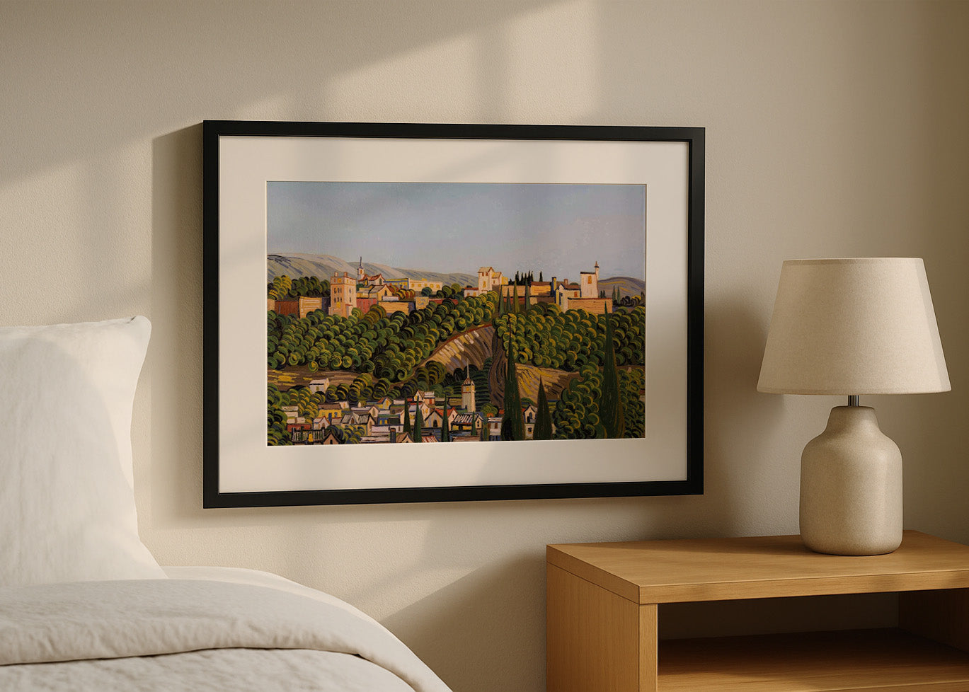 Cuadro Alhambra estilo Van Gogh