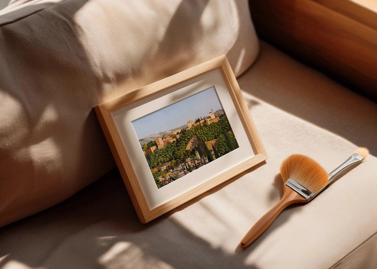 Cuadro Alhambra estilo Van Gogh