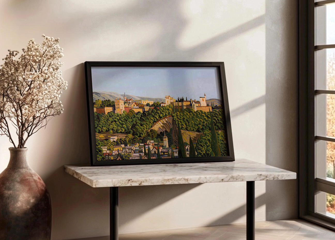 Cuadro Alhambra estilo Van Gogh