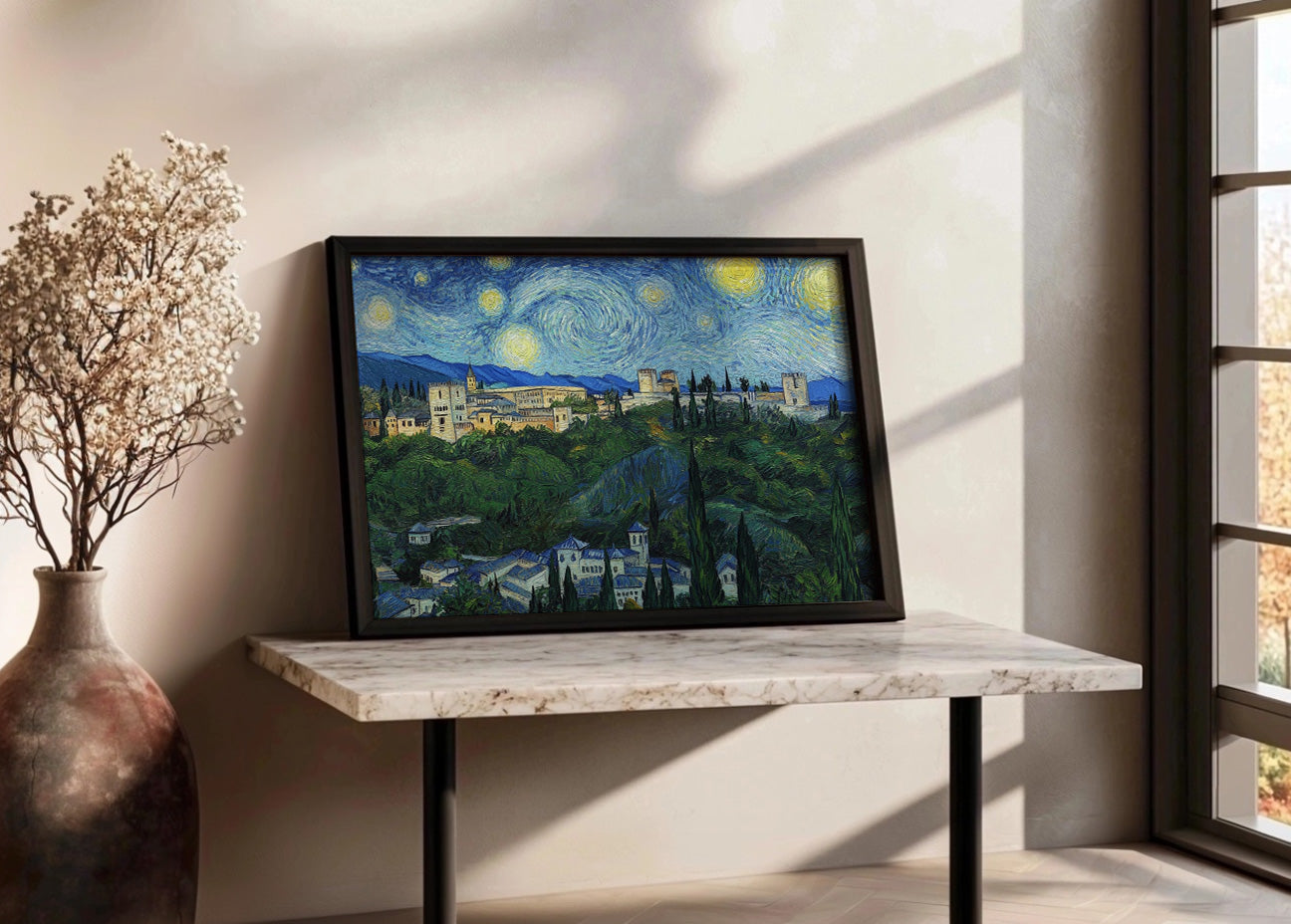 Cuadro La Alhambra de Granada - Van Gogh