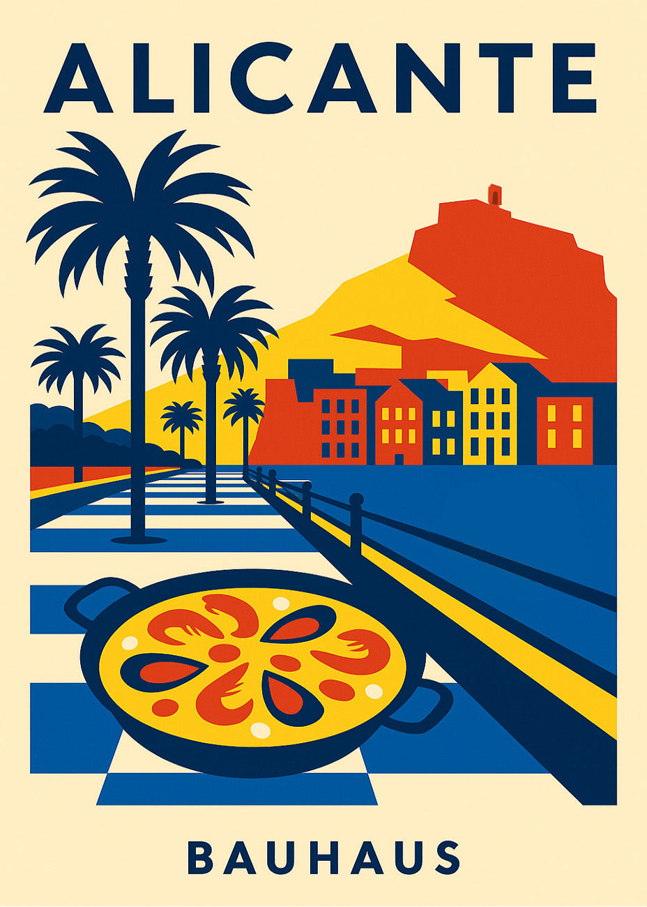 Cuadro Alicante Poster Bauhaus
