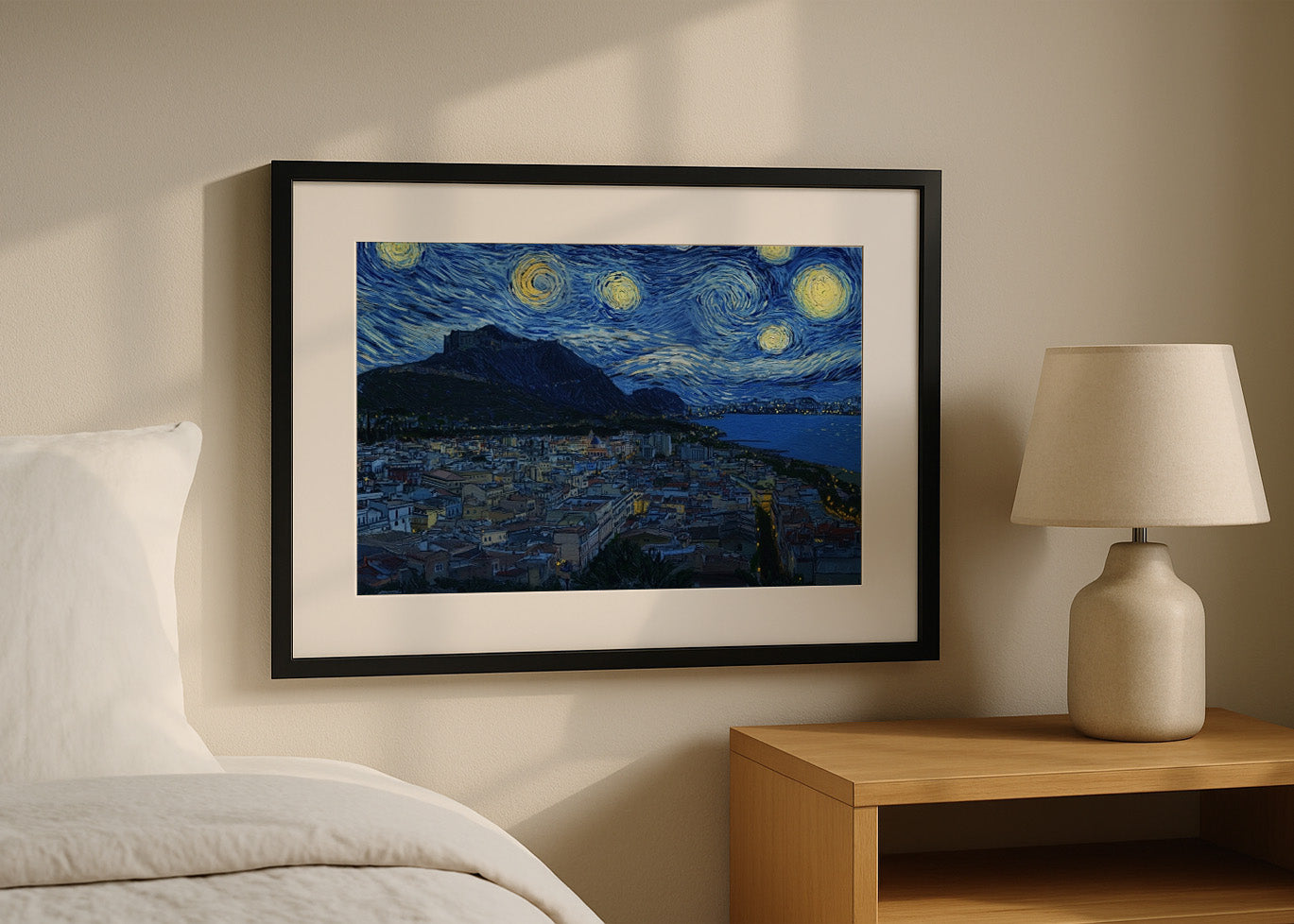 Cuadro Alicante al estilo Van Gogh