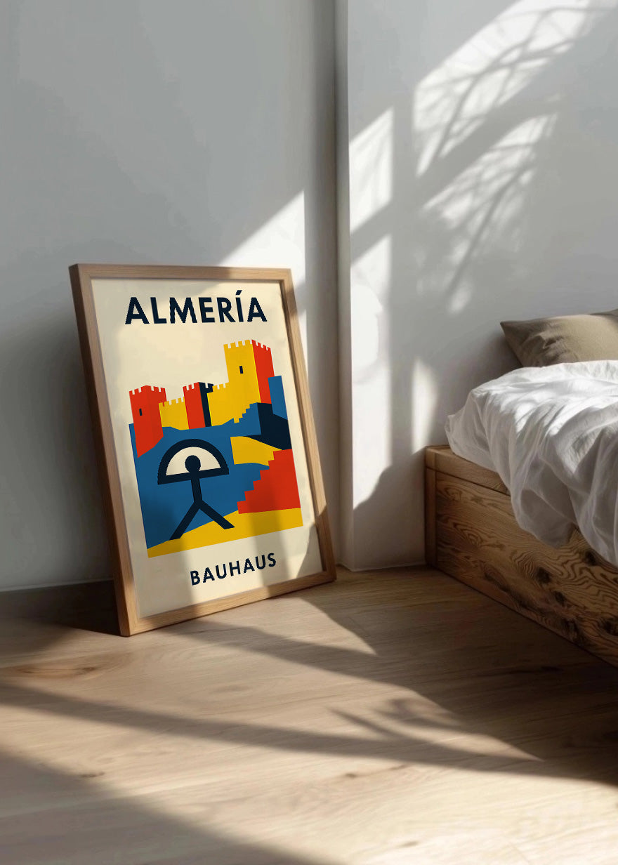 Cuadro Almería Poster Bauhaus