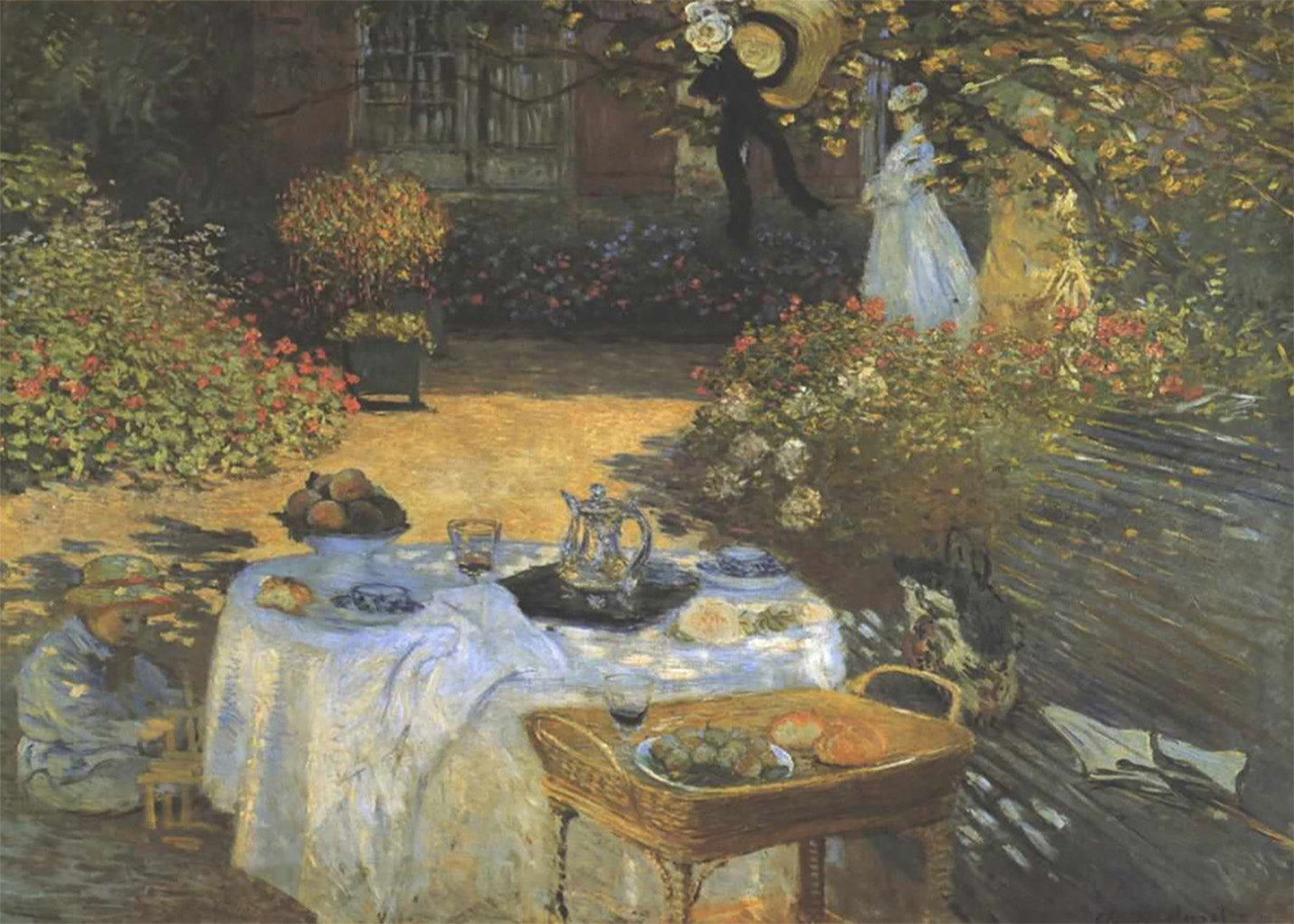 Cuadro Almuerzo en el jardín de Monet en Argenteuil