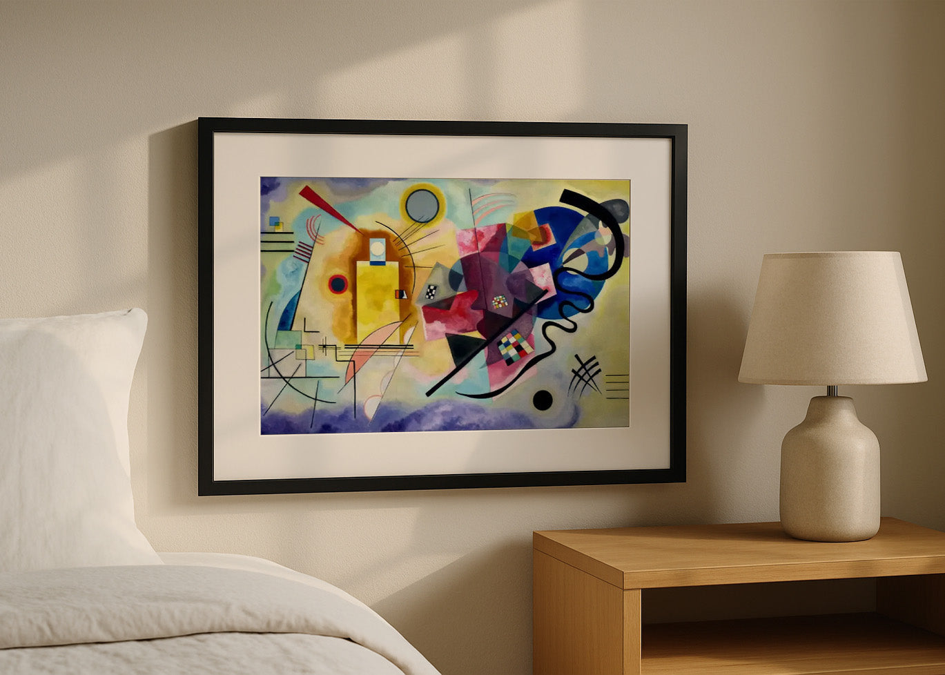 Cuadro Amarillo rojo azul (Kandinsky)