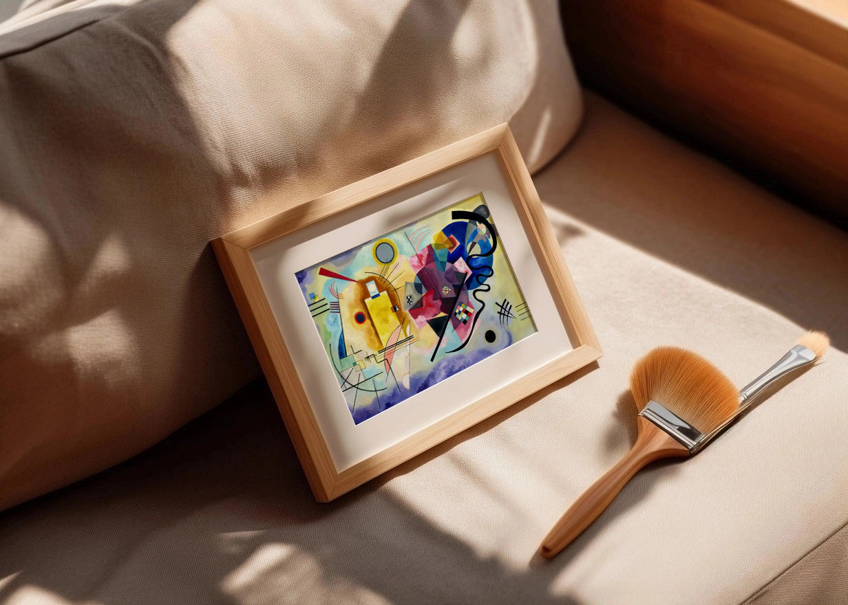 Cuadro Amarillo rojo azul (Kandinsky)