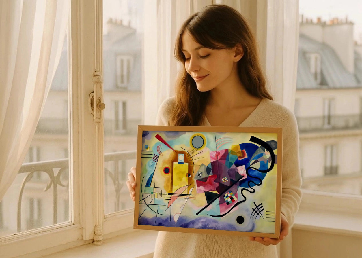 Cuadro Amarillo rojo azul (Kandinsky)