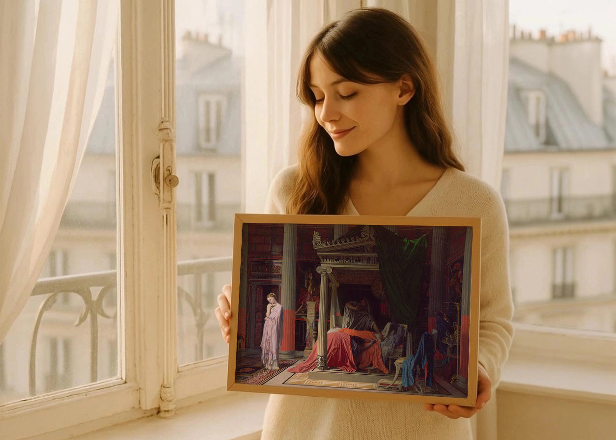 Cuadro Antíoco y Estratonice (Ingres)