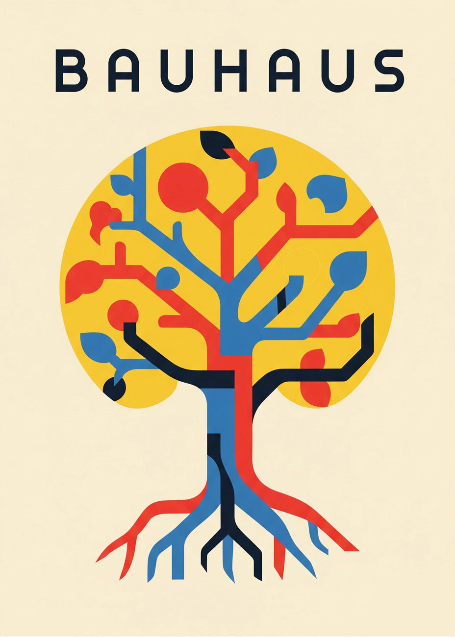 Cuadro Árbol de la vida Bauhaus