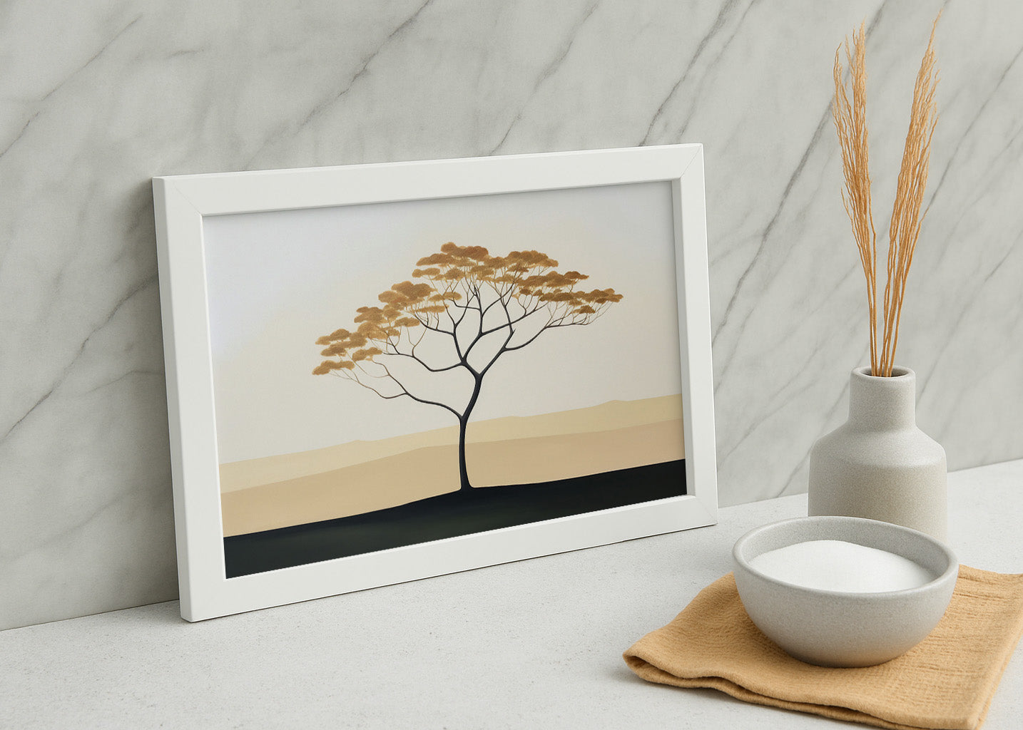 Cuadro Árbol solitario