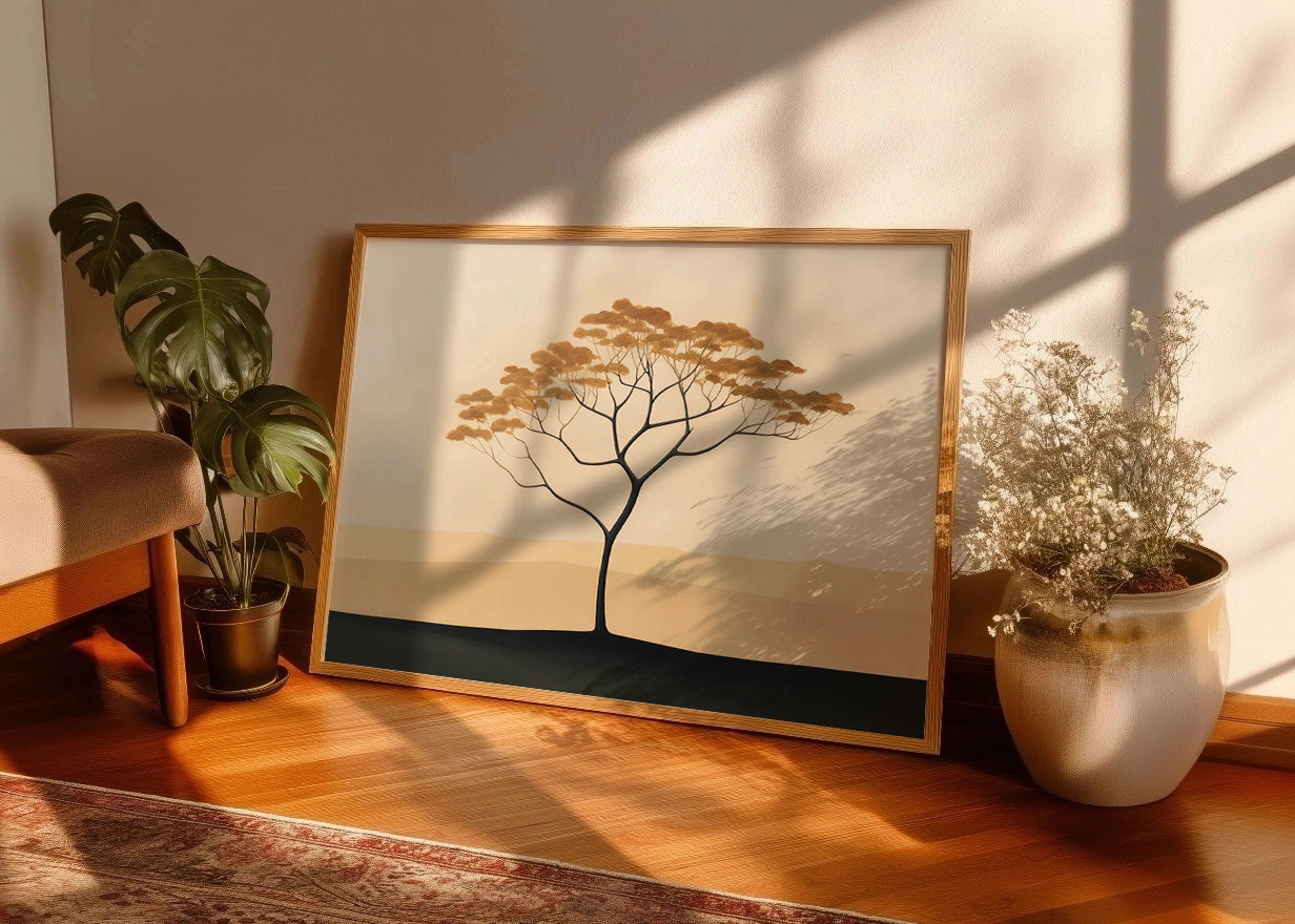 Cuadro Árbol solitario