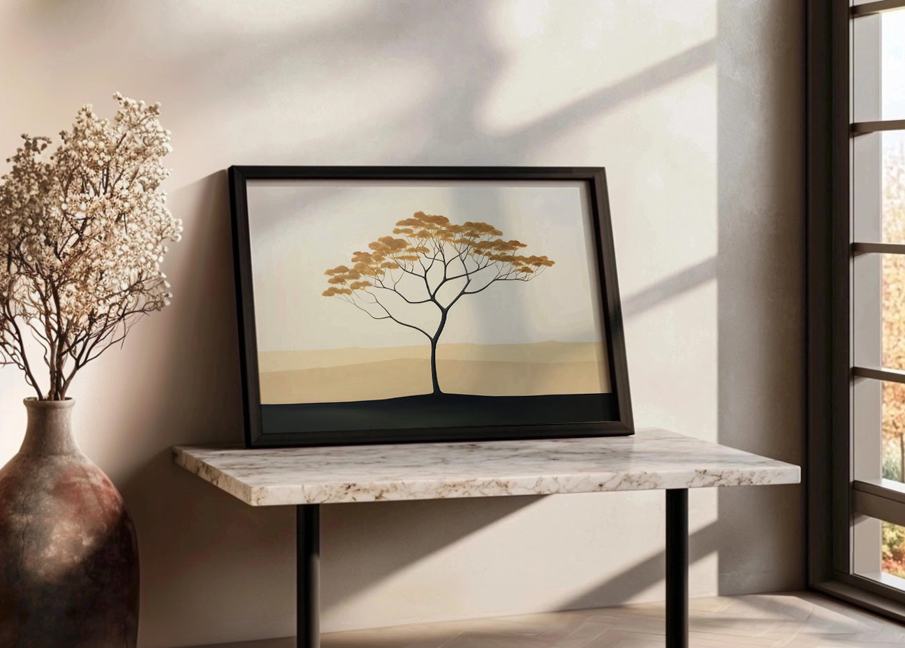 Cuadro Árbol solitario