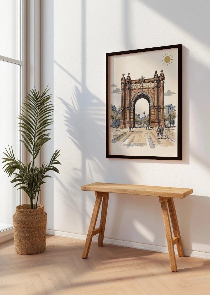 Cuadro Arco del Triunfo - New Beige