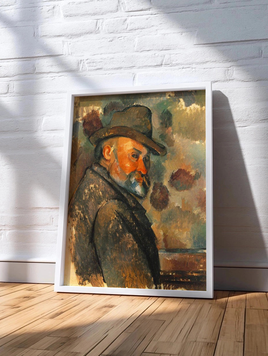 Cuadro de Autorretrato de Cezanne - Fine Artic