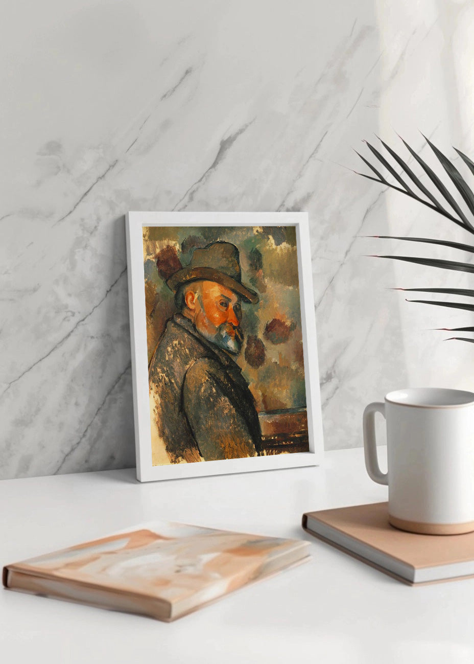 Cuadro Autorretrato de Cezanne