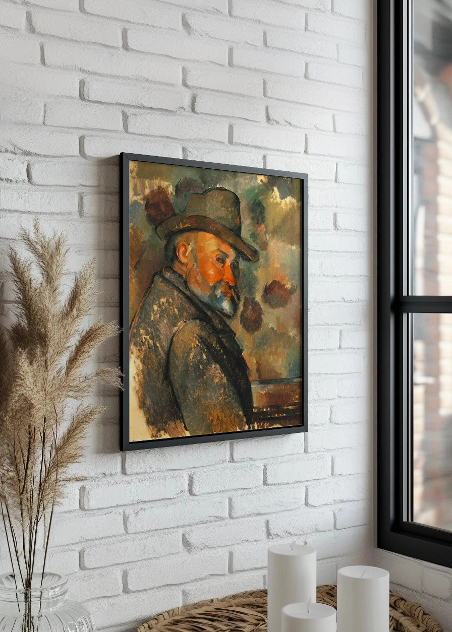 Cuadro Autorretrato de Cezanne