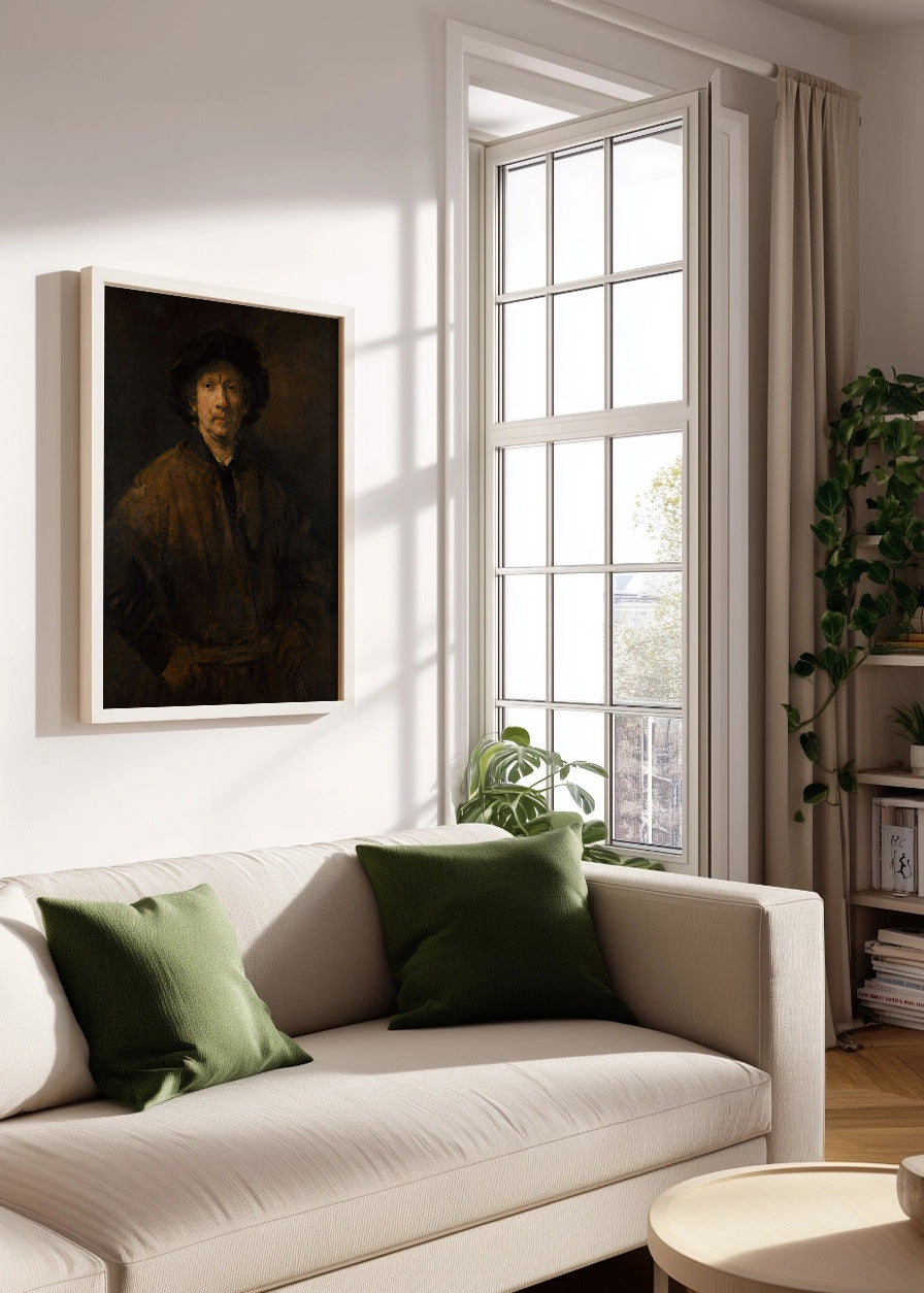 Cuadro Autorretrato Rembrandt