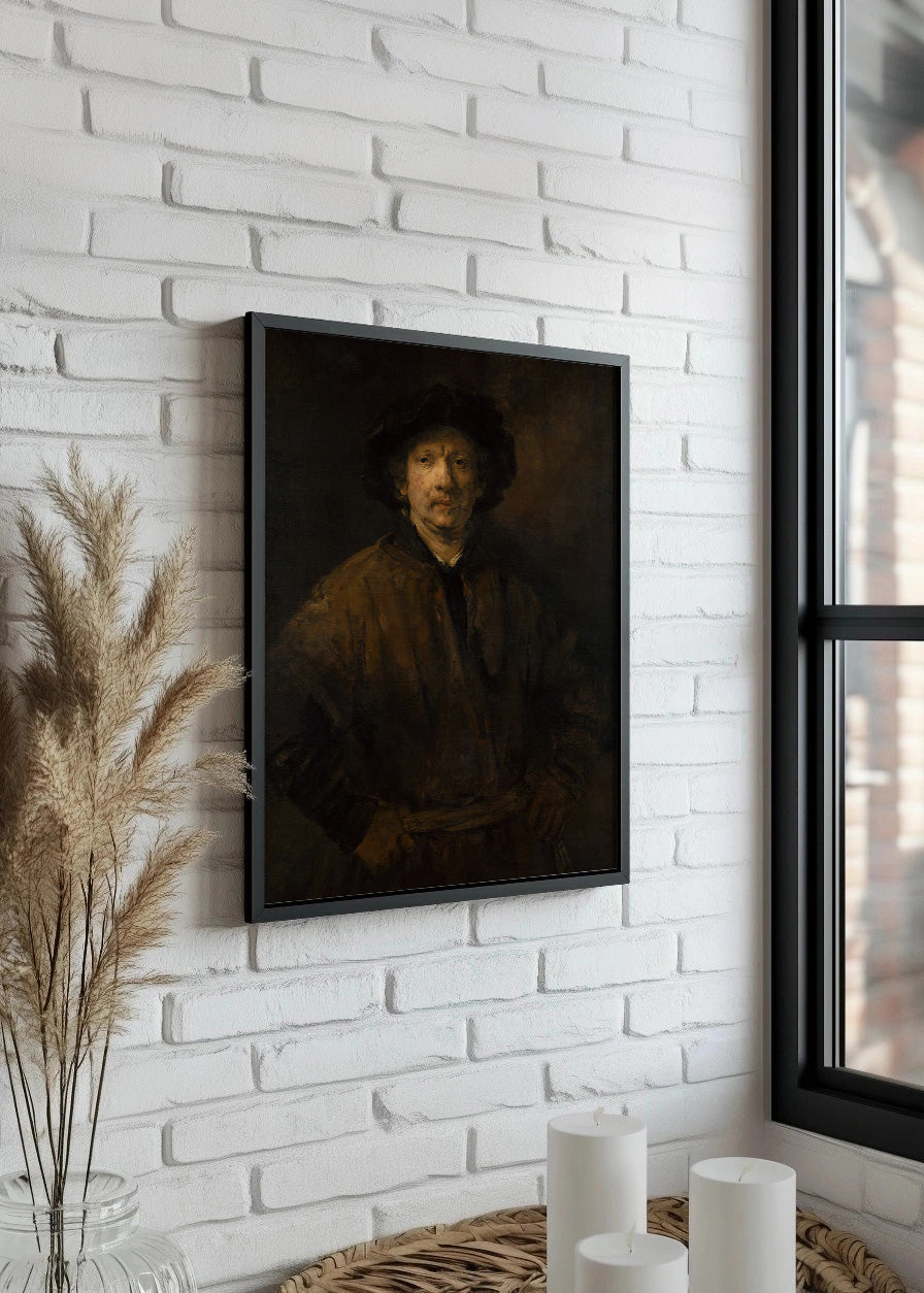 Cuadro Autorretrato Rembrandt