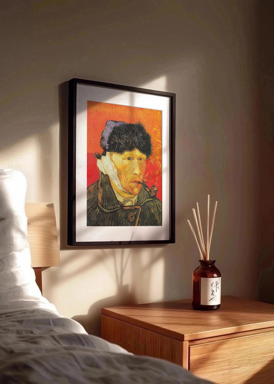 Cuadro Autorretrato de Van Gogh con la oreja vendada