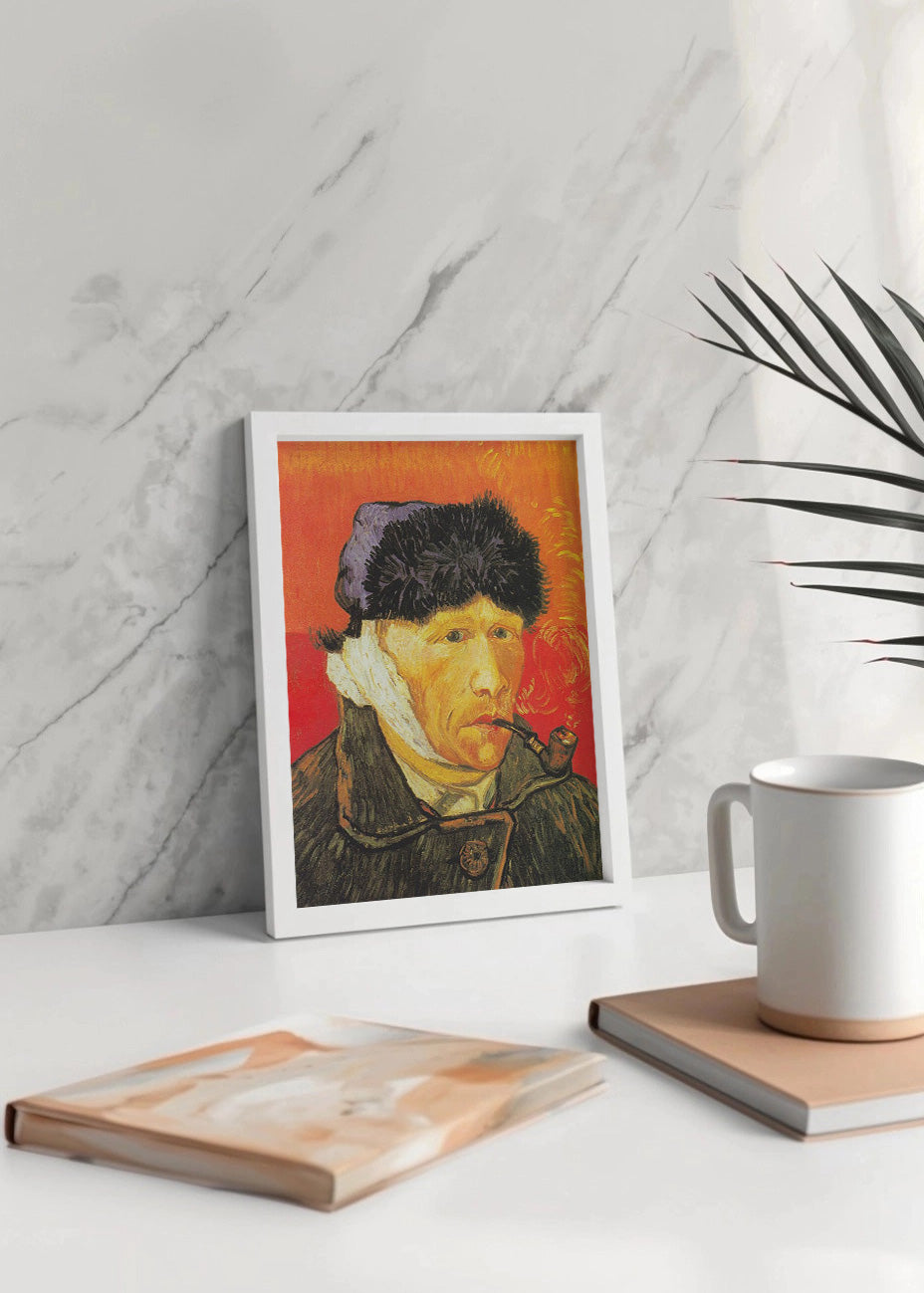 Cuadro Autorretrato de Van Gogh con la oreja vendada