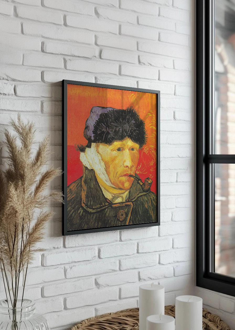 Cuadro Autorretrato de Van Gogh con la oreja vendada