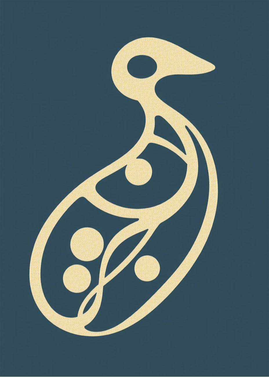 Cuadro Ave minimalista