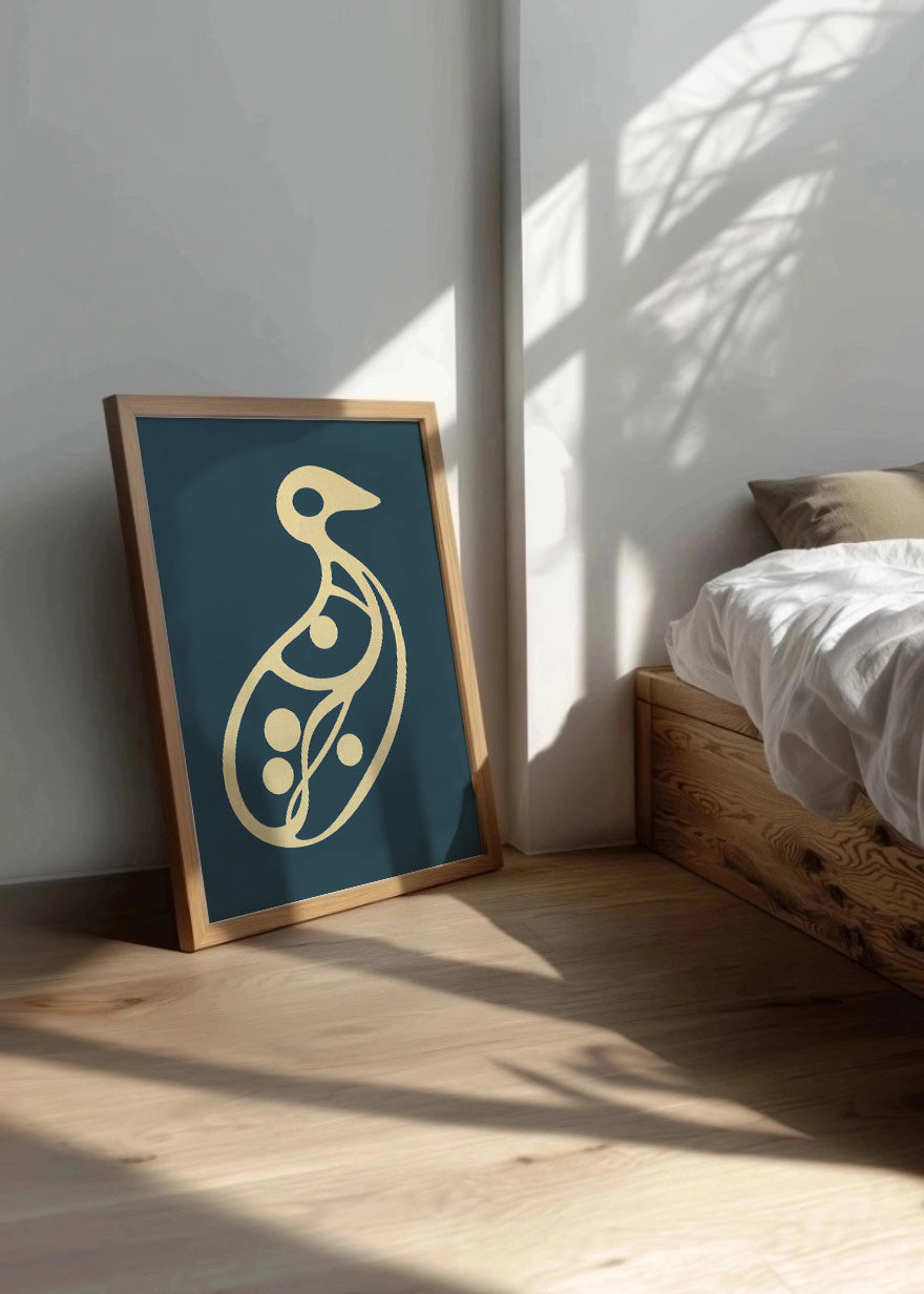 Cuadro Ave minimalista