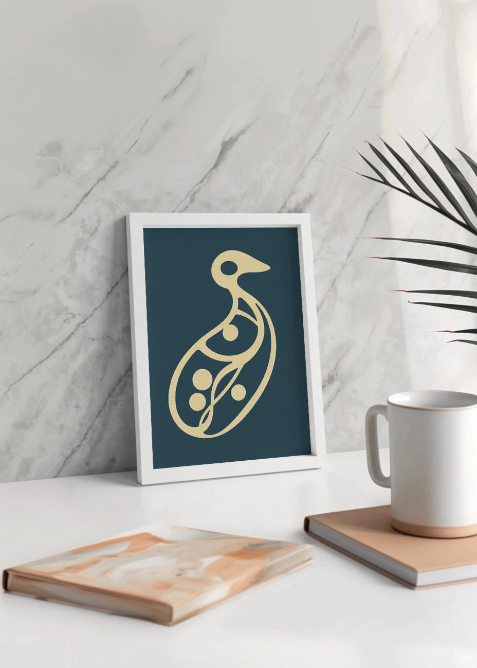 Cuadro Ave minimalista