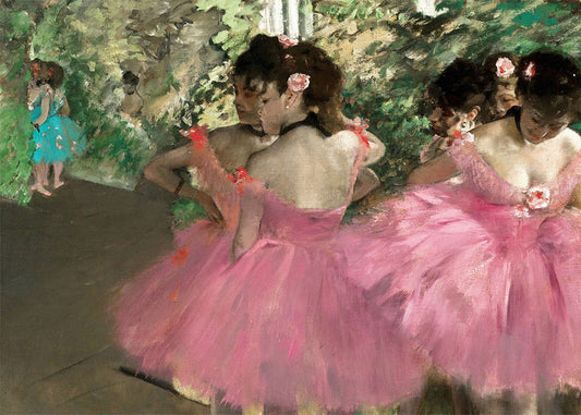 Cuadro Bailarinas de rosa (Edgar Degas)