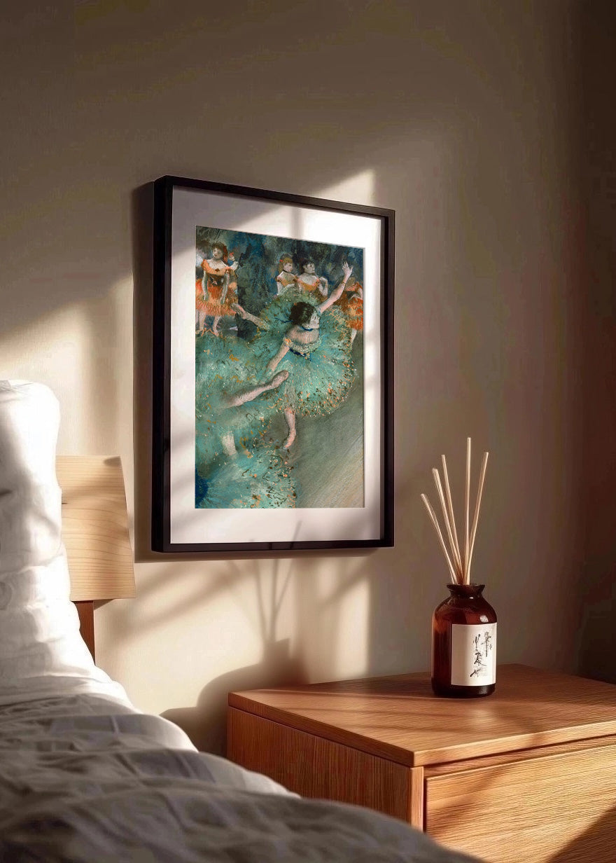 Cuadro Bailarina verde (Edgar Degas)