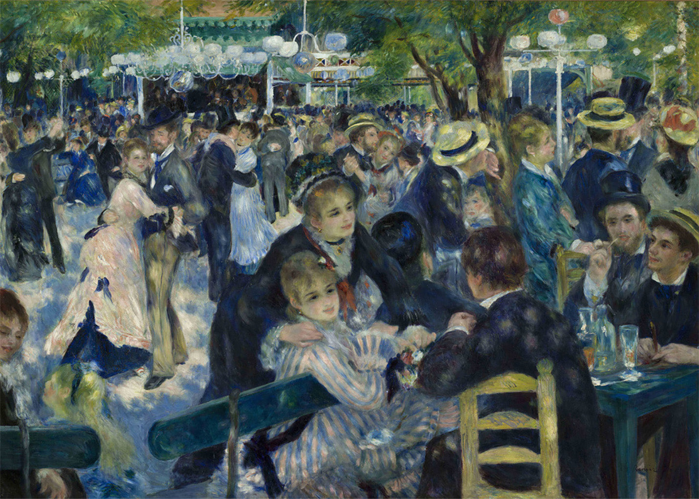 Cuadro Baile en Le Moulin de la Galette (Renoir)