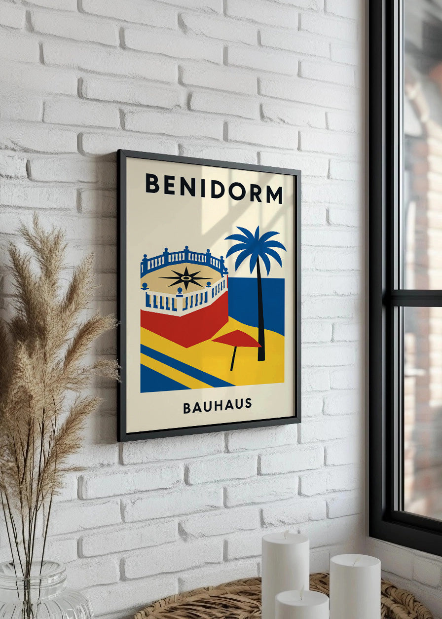 Cuadro Banidorm Poster Bauhaus
