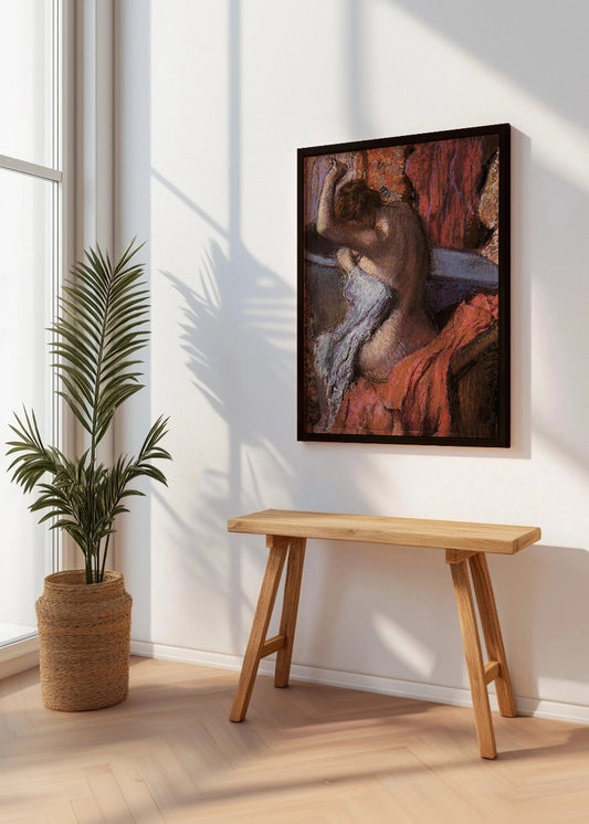Cuadro Bañista secándose (Edgar Degas)