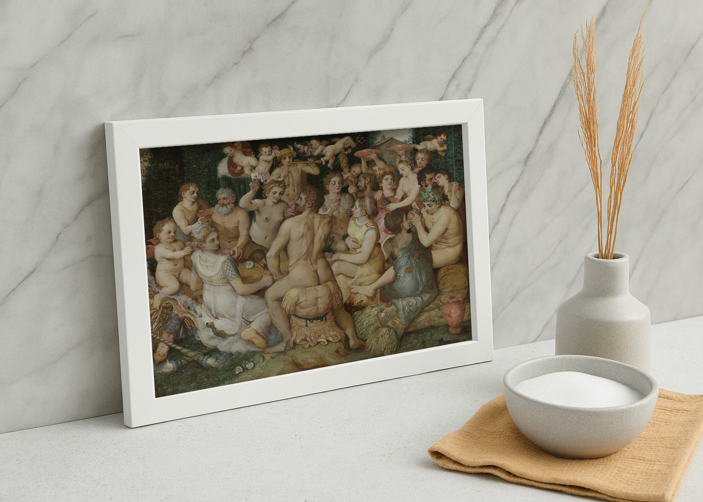 Cuadro Banquete de los dioses (Frans Floris)